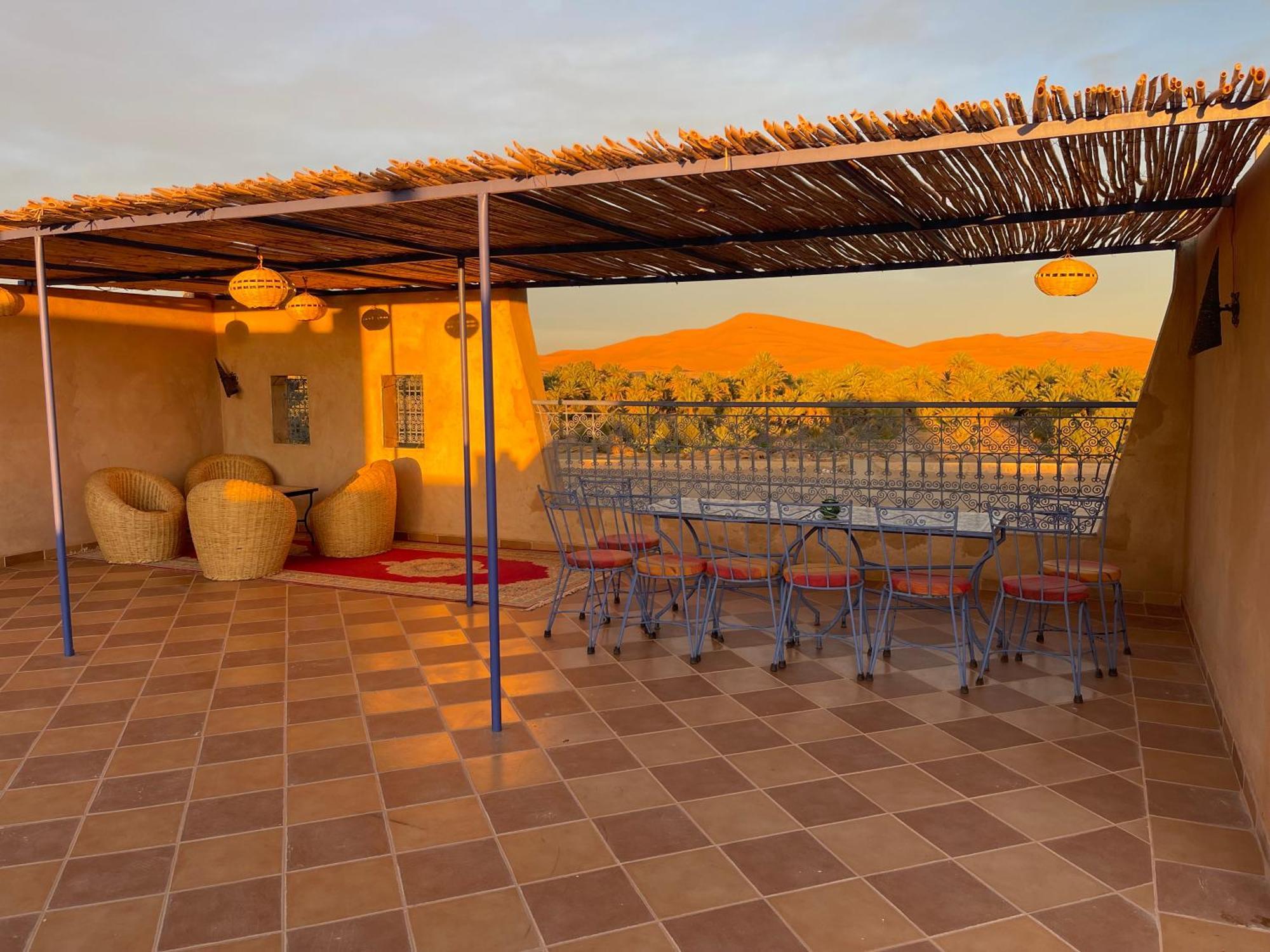 Riad Les Jardins De Merzouga Exterior foto